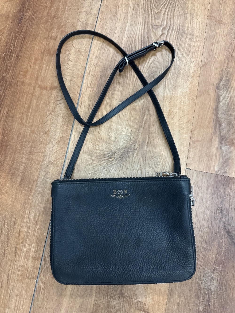 Zadig & Voltaire Black Leather Crossbody Bag